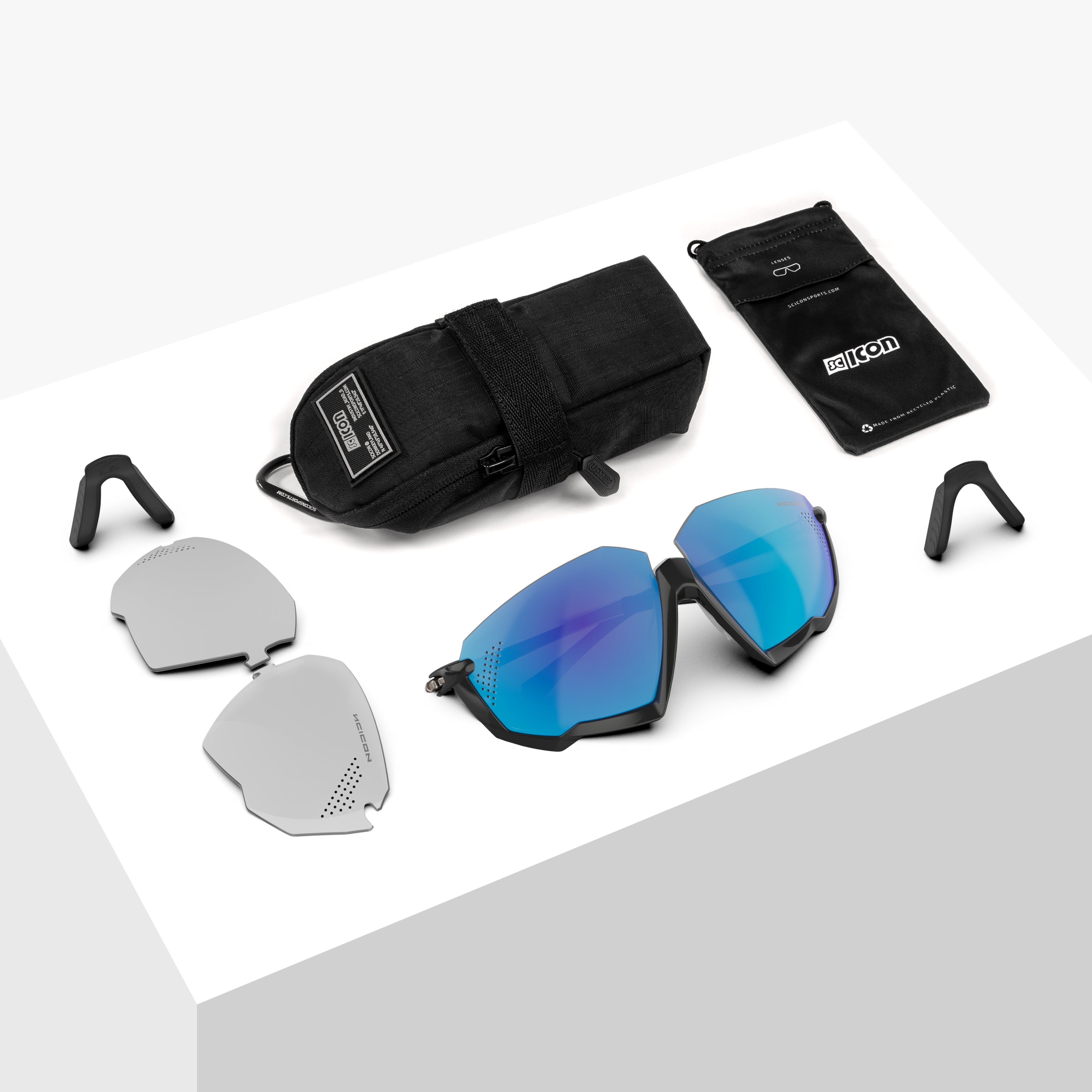 Купить Спортивные очки Scicon Aerojet Titanium Sunglasses Fluo Yellow Multi Mirror Blue + Rain Clear Lenses, ey400321 7ft.ru в интернет магазине Семь Футов