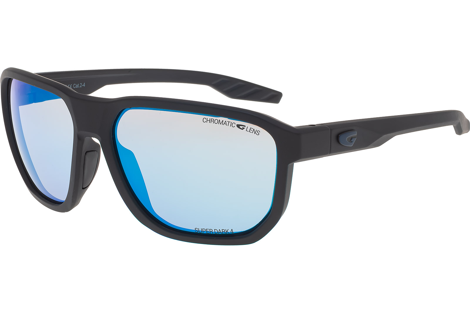 Купить Спортивные очки GOG Pamir / Matt Metallic Black/Black / Photochromic Reflex White-Blue, e460-2c 7ft.ru в интернет магазине Семь Футов