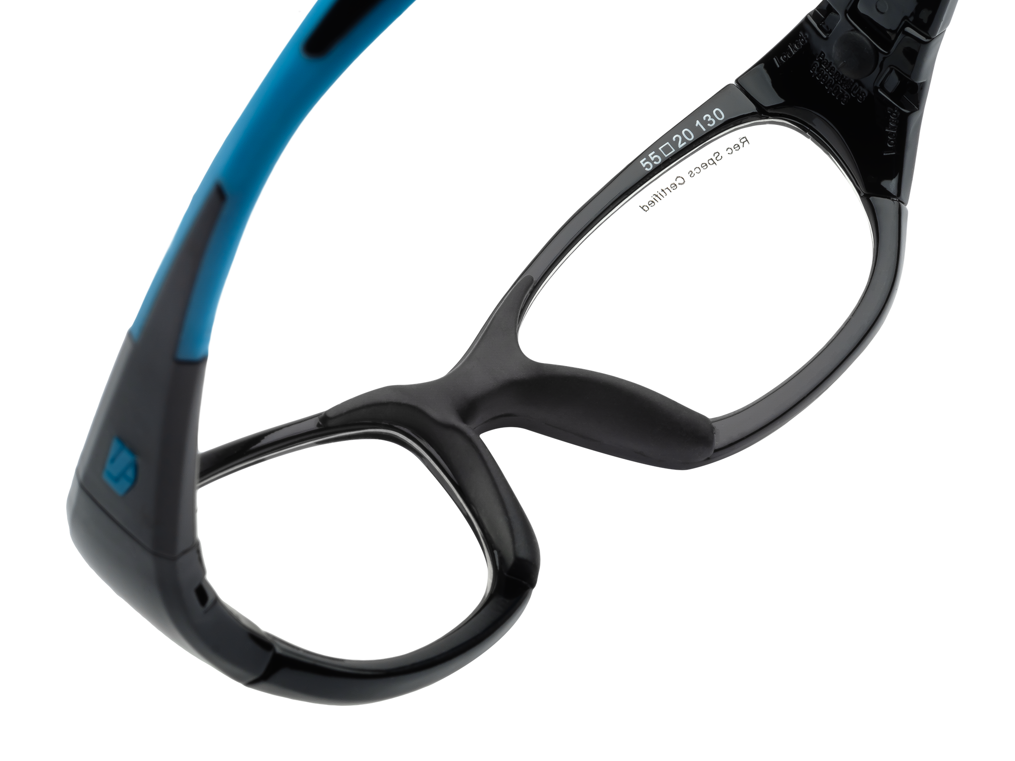 Купить Спортивные очки с диоптриями Rec Specs / Replay XL / Shiny Black Cyan, replaysbcy5520130csf 7ft.ru в интернет магазине Семь Футов