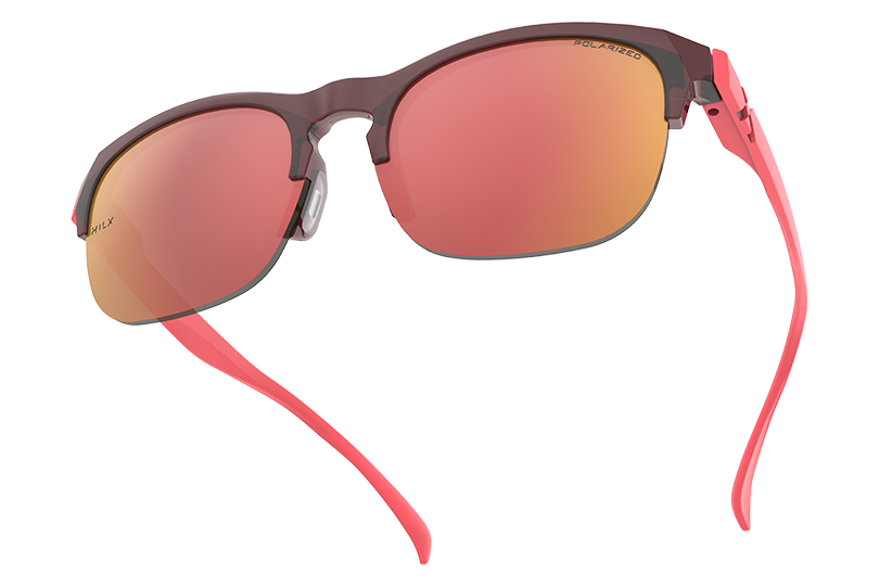 Купить Спортивные очки HILX Interloop Shiny Crystal Dark Red Matt Solid Red / Red Mirror Polarized Lens, hil05004-ilprd3 7ft.ru в интернет магазине Семь Футов