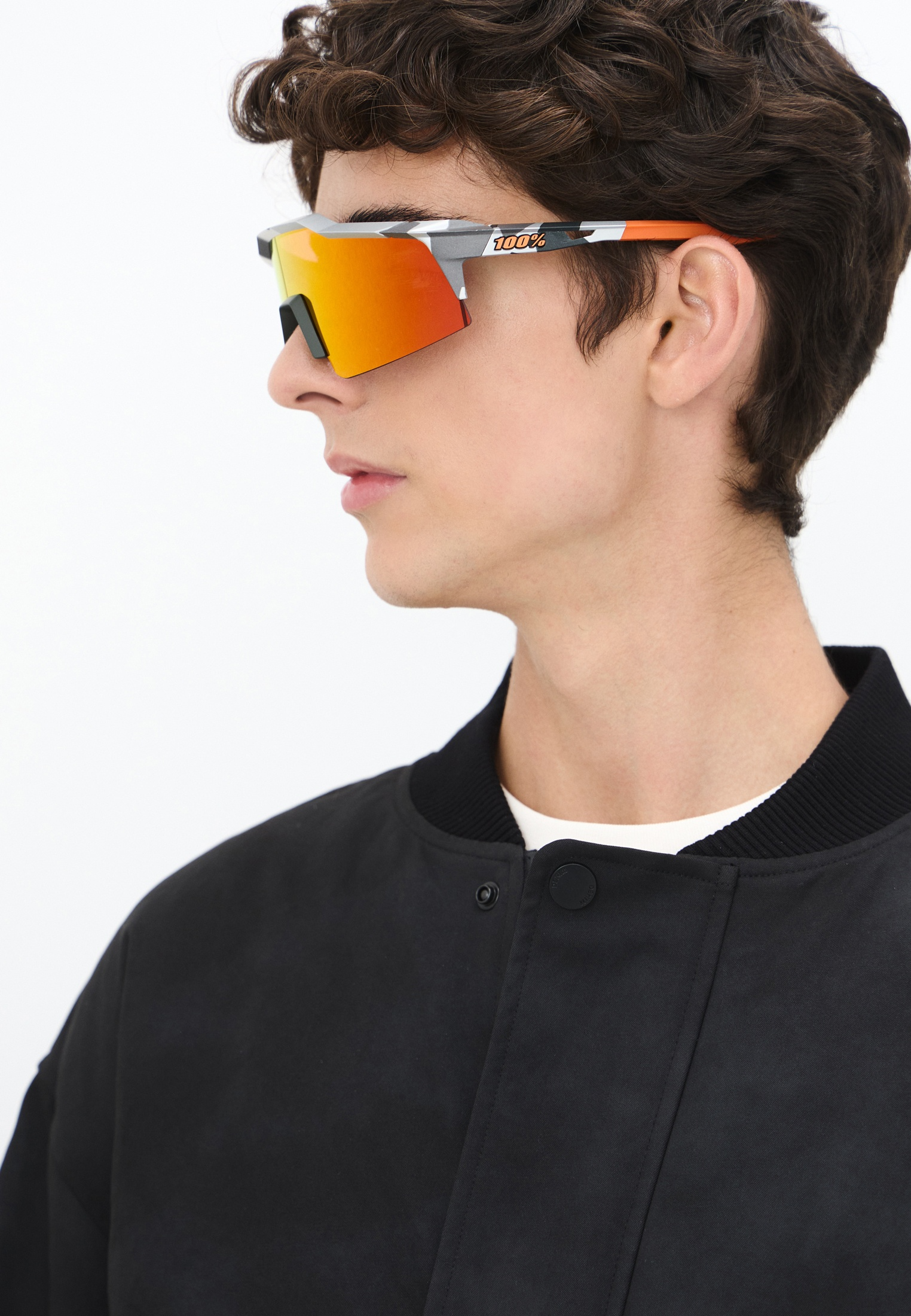 Купить Спортивные очки с диоптриями 100% SPEEDCRAFT SL - Soft Tact Grey Camo - HiPER Red Multilayer Mirror Lens, rx-056/60008-00000 7ft.ru в интернет магазине Семь Футов