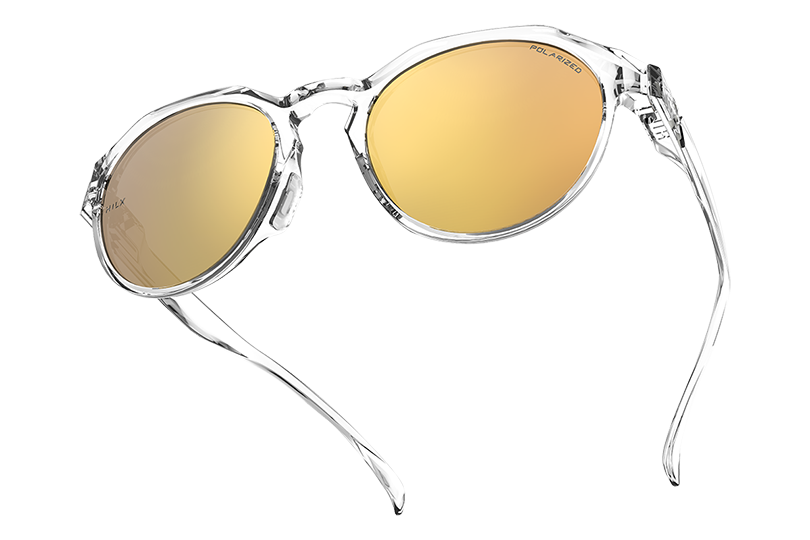 Купить Спортивные очки HILX Feral Shiny Crystal / Gold Mirror Polarized Lens, hfr05103-frpgd2 7ft.ru в интернет магазине Семь Футов