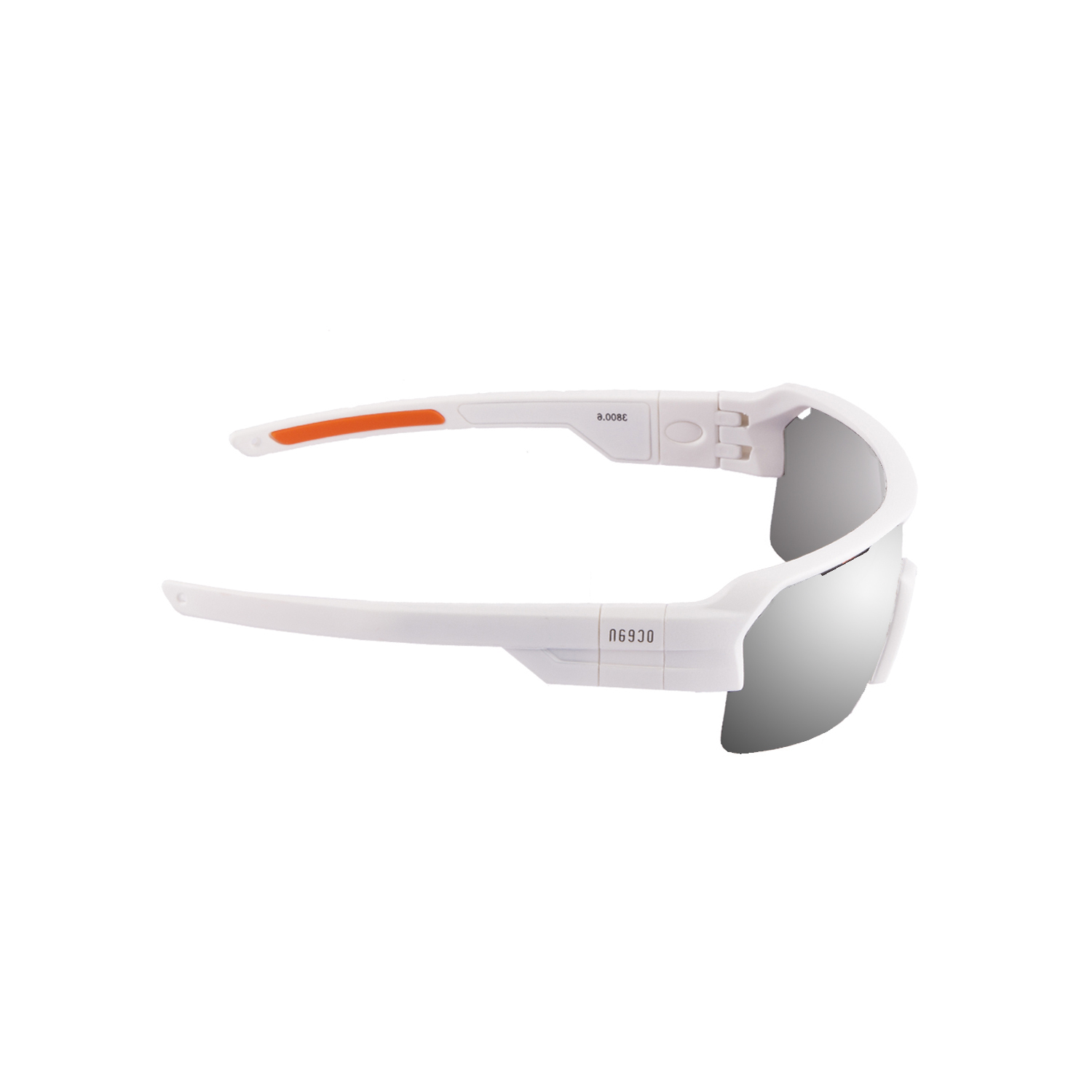 Купить Спортивные очки с диоптриями OCEAN Race Matt White / Revo Grey Polarized lenses, rx-687/3800.6x 7ft.ru в интернет магазине Семь Футов