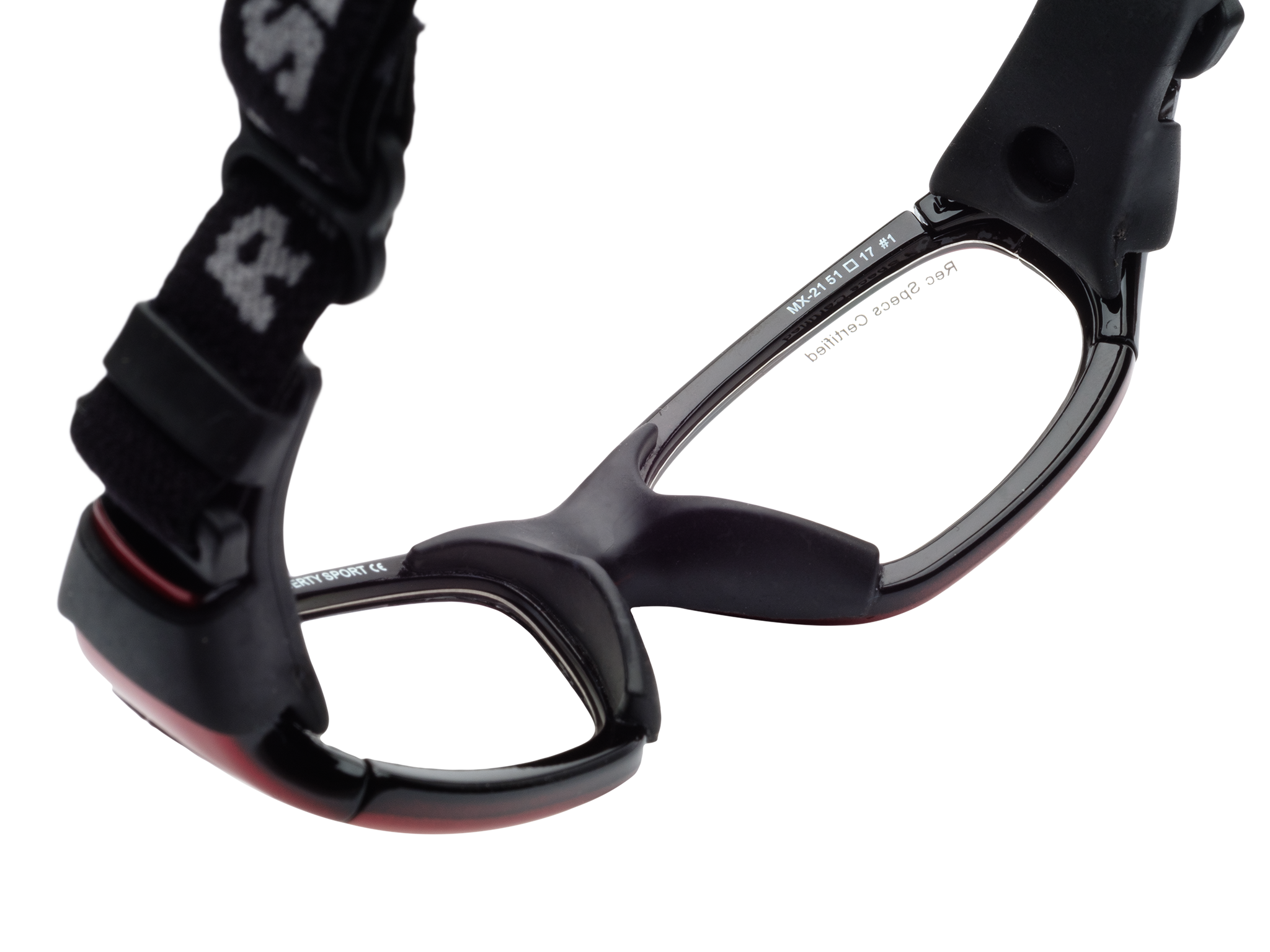 Купить Спортивные очки с диоптриями Rec Specs / Maxx 21 / Crimson Black / подростковые старше 10 лет, mx-21 cmbk5117c 7ft.ru в интернет магазине Семь Футов
