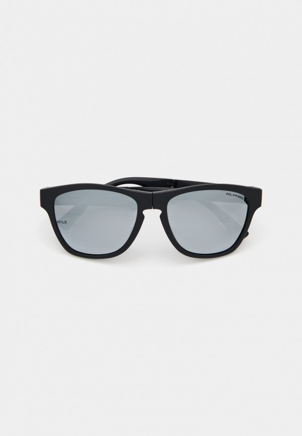 Купить Спортивные очки HILX Unfold Matt Carbon Black / Silver Polarized Lens, huf01601-ufsl11 7ft.ru в интернет магазине Семь Футов