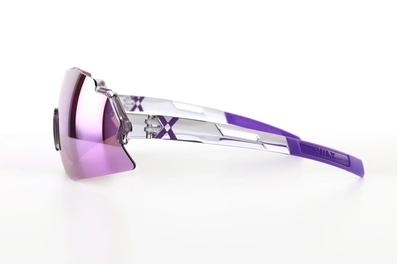 Купить Спортивные очки с диоптриями HILX Savage 2.0 Shiny Crystal Grey Purple / Photochromic Purple Mirror Lens, rx-562/hsa05407-sv5xph12 7ft.ru в интернет магазине Семь Футов