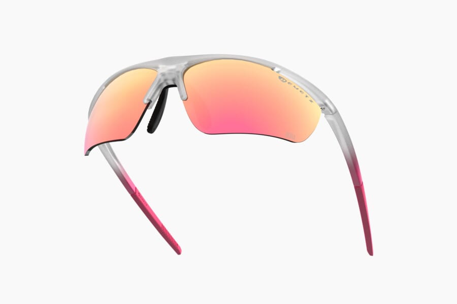 Купить Спортивные очки Demetz Relief M / Matte Crystal / Matte Pink 67-13 Pink With Pink Mirror Cat.3, relief7660rn63 7ft.ru в интернет магазине Семь Футов