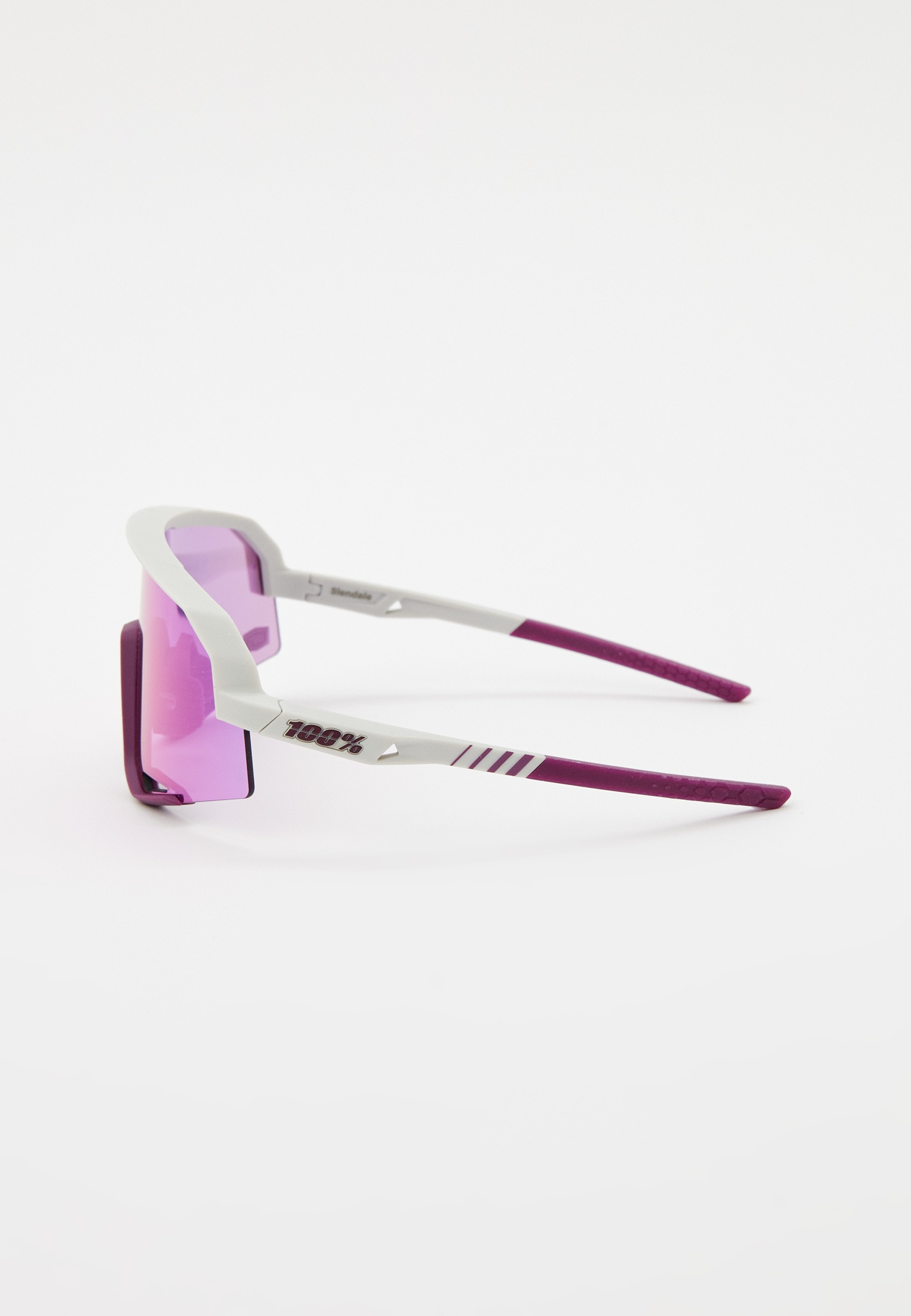 Купить Спортивные очки с диоптриями 100% SLENDALE Matte Chalk - Purple Mirror Lens, rx-018/60057-00015 7ft.ru в интернет магазине Семь Футов