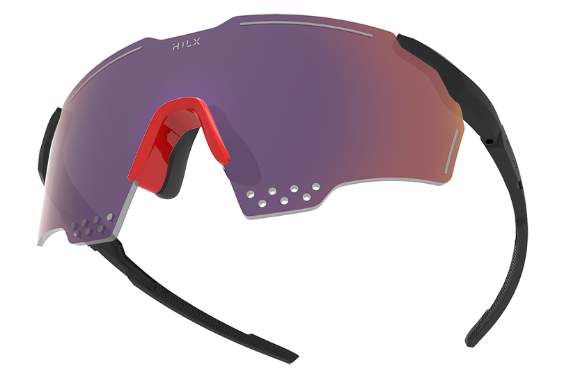 Купить Спортивные очки с диоптриями HILX Gladiator (L) / Matt Black / Red Mirror Lens, rx-555/hgd04901-gd4rd3 7ft.ru в интернет магазине Семь Футов