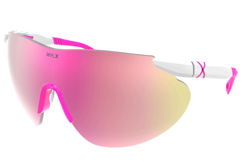Купить Спортивные очки HILX Domain Shiny White / Pink Lens, hdm06201-dmpk1 7ft.ru в интернет магазине Семь Футов