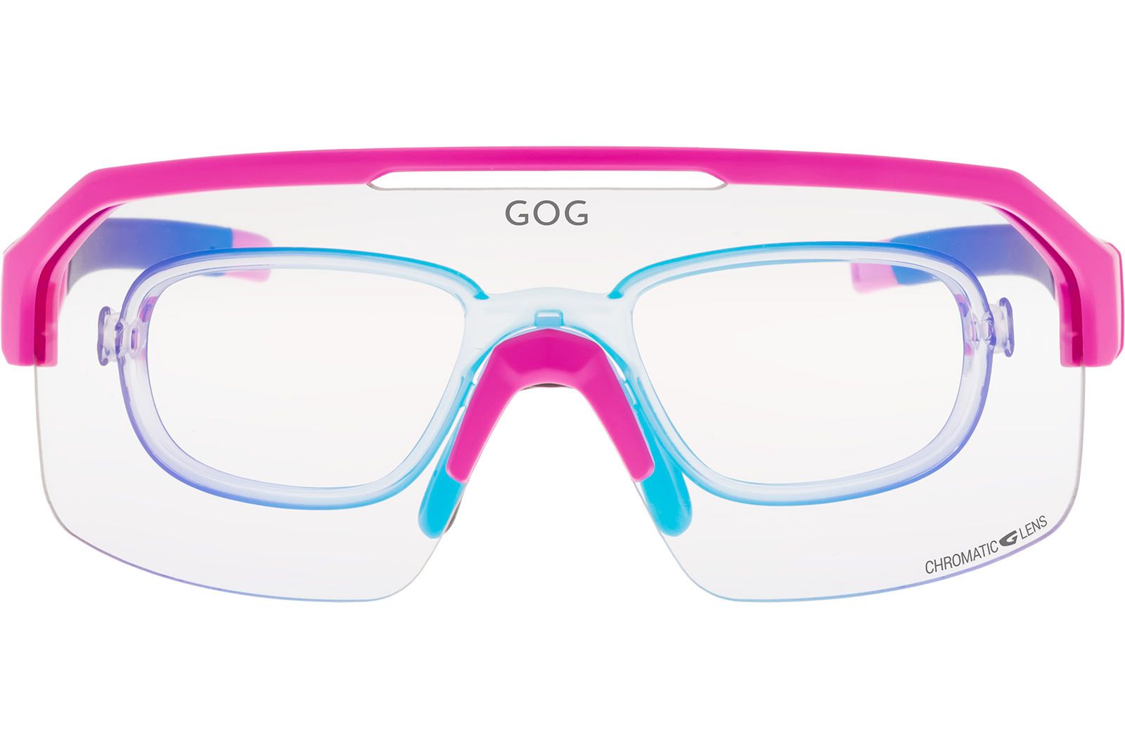 Купить Спортивные очки с диоптриями GOG Thor C / Matt Neon Pink-Black / Photochromic Blue Lens, rx-e600-3cr 7ft.ru в интернет магазине Семь Футов