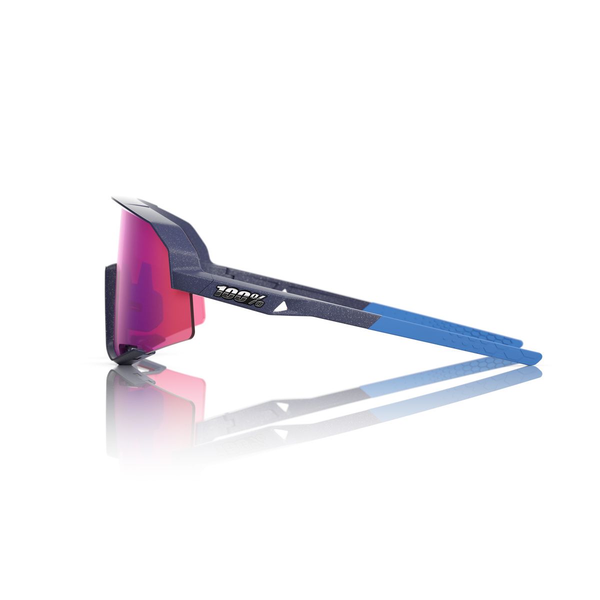 Купить Спортивные очки 100% SLENDALE Satin Storm Metallic - Purple Mirror Lens, 60057-10017 7ft.ru в интернет магазине Семь Футов
