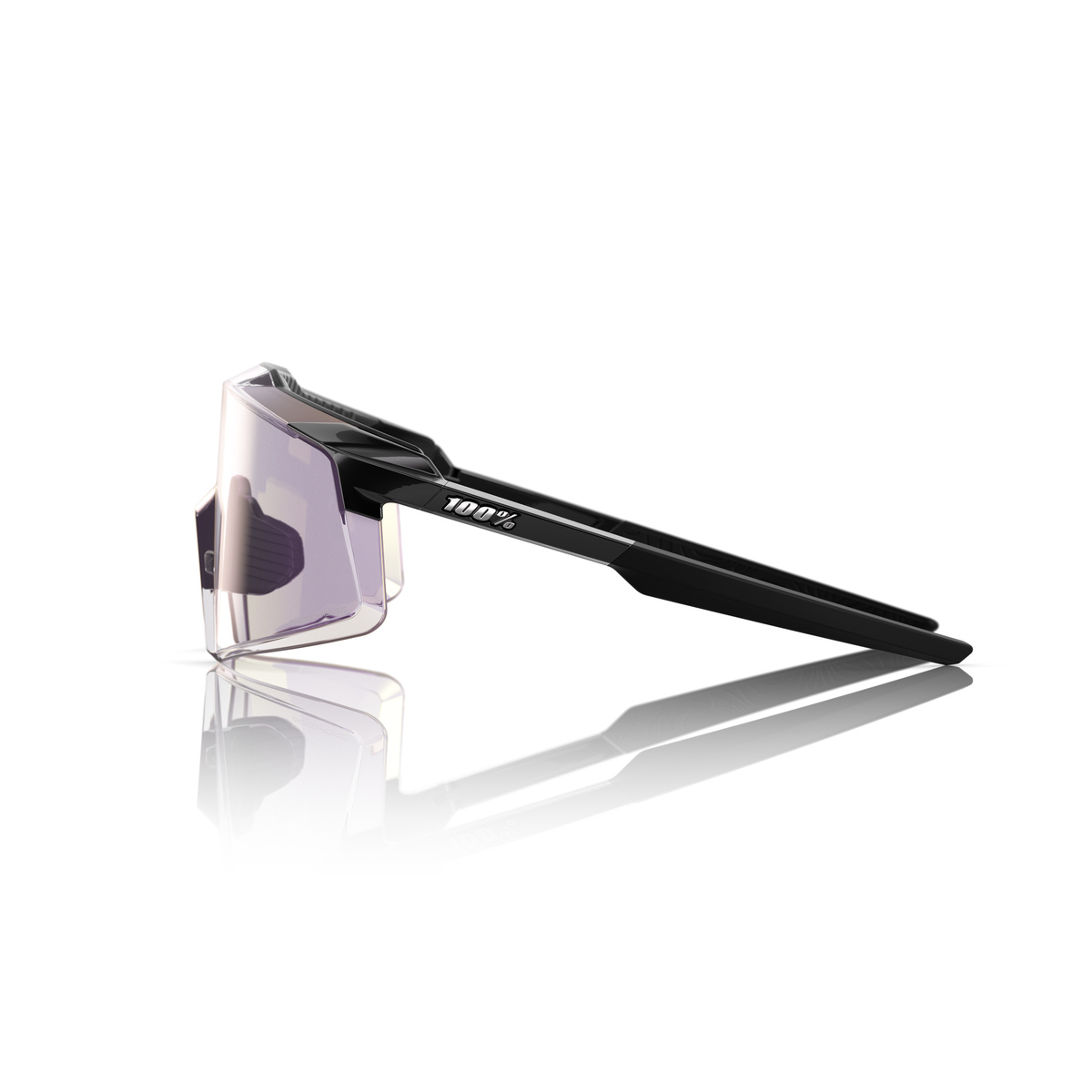 Купить Спортивные очки 100% AEROCRAFT Gloss Black - Purple Mirror Photochromic Lens, 60032-10019 7ft.ru в интернет магазине Семь Футов