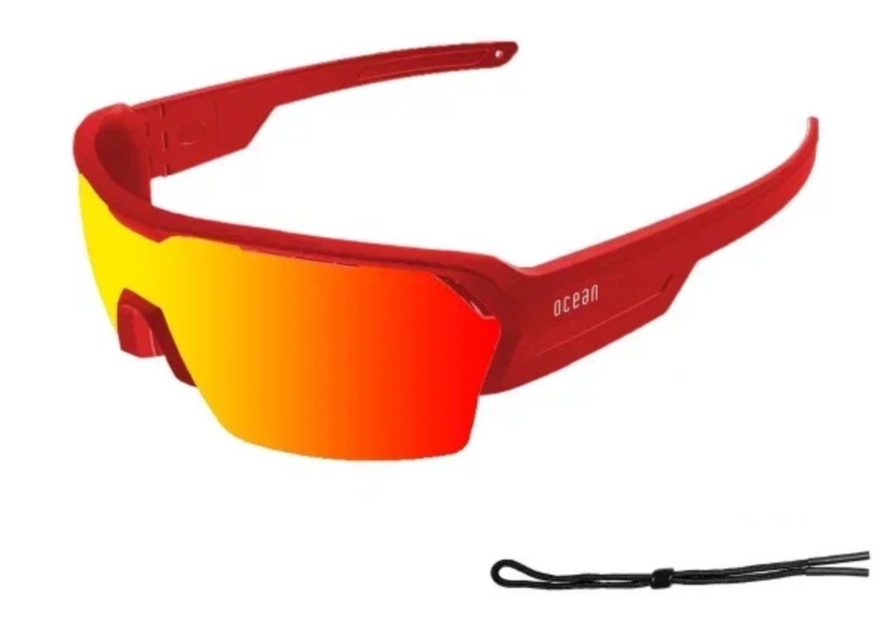 Купить Спортивные очки с диоптриями OCEAN Race Matt Orange / Revo Orange Polarized lenses, rx-687/3800.5x 7ft.ru в интернет магазине Семь Футов