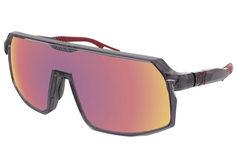 Купить Спортивные очки HILX Inferno Shiny Crystal Dark Grey / Red Lens, hif06103-ifrd4 7ft.ru в интернет магазине Семь Футов