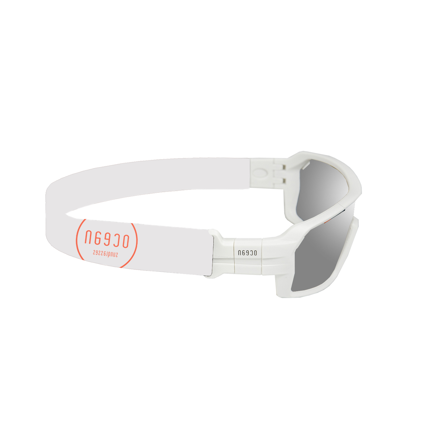 Купить Спортивные очки с диоптриями OCEAN Chameleon Matt White / Revo Grey Polarized lenses, rx-687/3700.6 7ft.ru в интернет магазине Семь Футов
