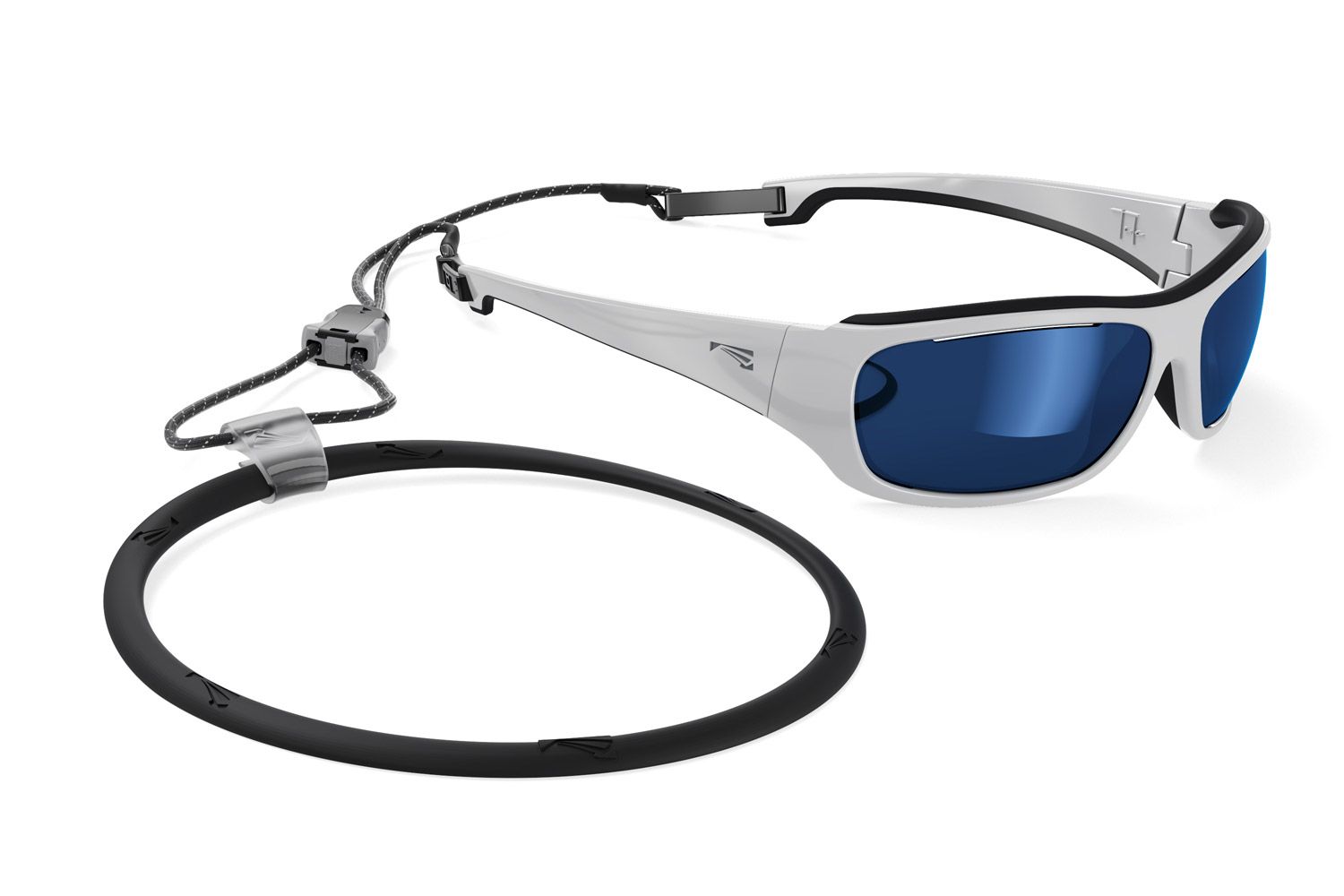 Купить Спортивные очки LiP Tide / Stone White - Black / Zeiss / PA Polarized / Gun Blue Smoke, 3232 7ft.ru в интернет магазине Семь Футов