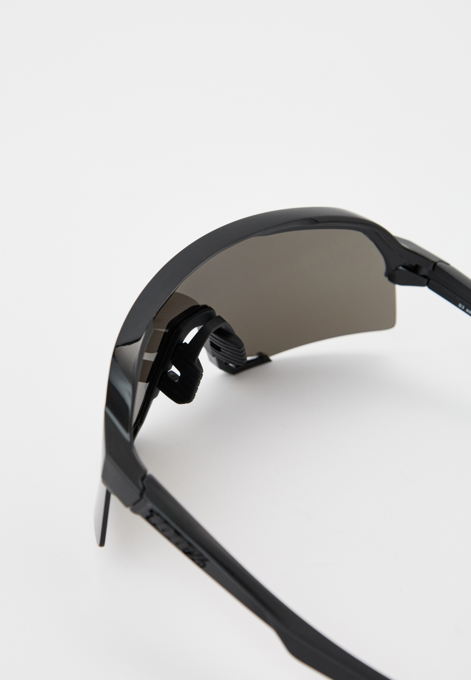 Купить Спортивные очки с диоптриями 100% S3 Gloss Black Matte Black - Black Mirror Lens, rx-056/60005-00042 7ft.ru в интернет магазине Семь Футов