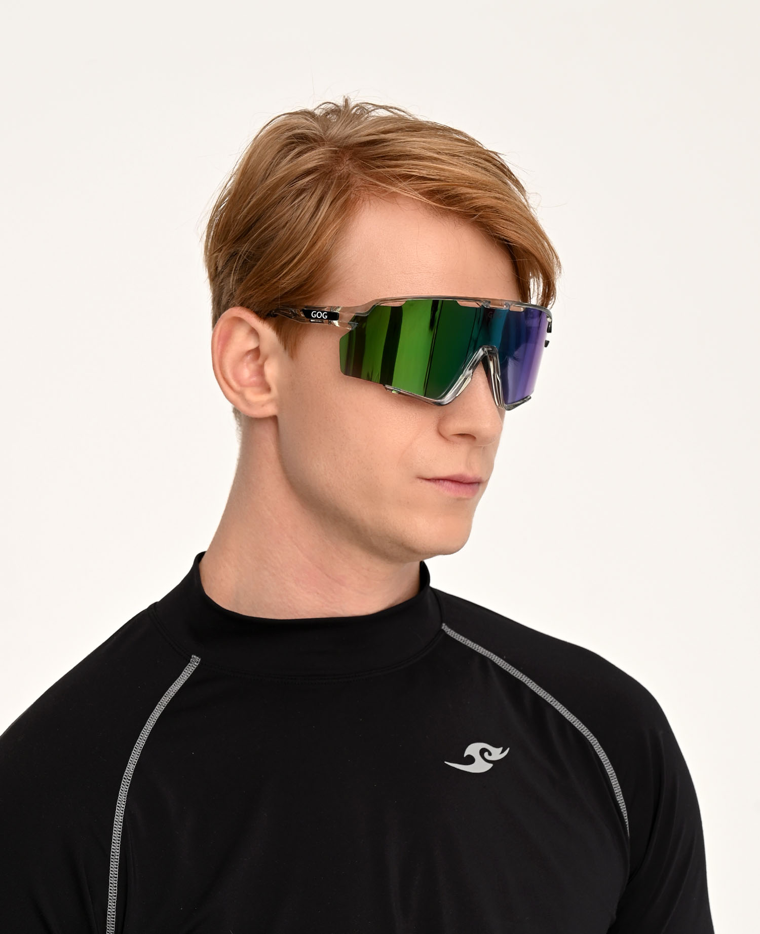 Купить Спортивные очки GOG Prometheus / Photochromic Green/Black / Reflex Green, e607-3c 7ft.ru в интернет магазине Семь Футов