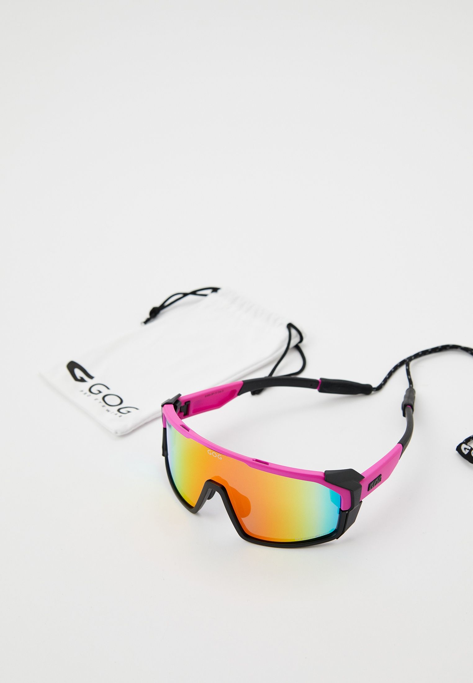 Купить Спортивные очки с диоптриями GOG Annapurna / Matt Neon Pink-Black / Polarized Red Lens, rx-023/e490-3p 7ft.ru в интернет магазине Семь Футов
