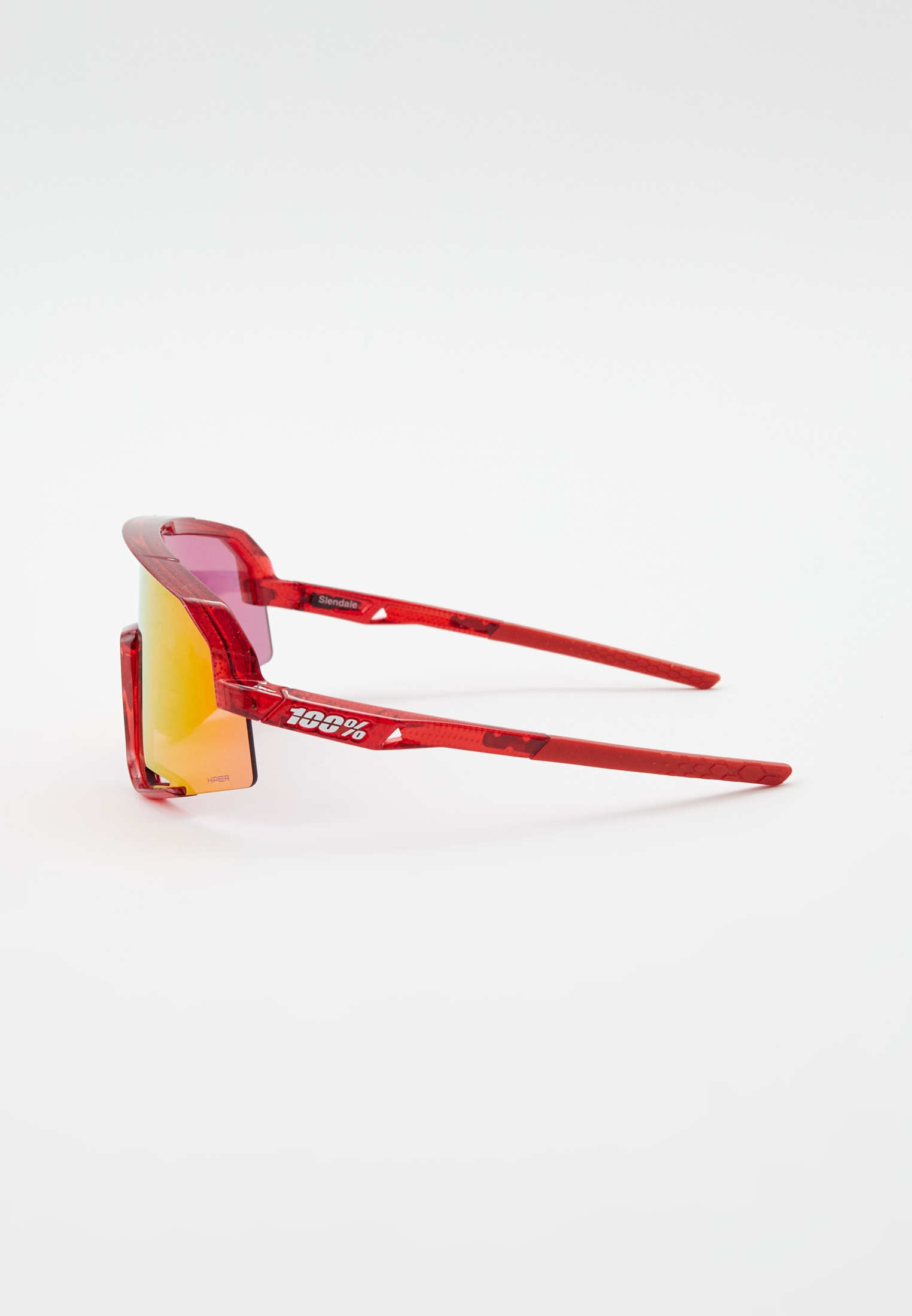 Купить Спортивные очки с диоптриями 100% SLENDALE Campari Translucent Red - HiPER Fire Red Mirror Lens, rx-018/60057-00014 7ft.ru в интернет магазине Семь Футов
