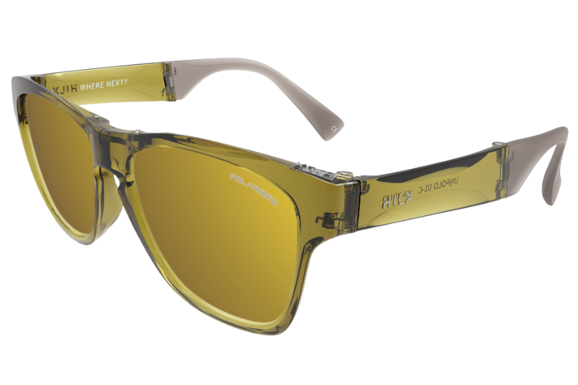 Купить Спортивные очки HILX Unfold Shiny Crystal Yellow / Gold Polarized Lens, huf01612-ufpgd13 7ft.ru в интернет магазине Семь Футов