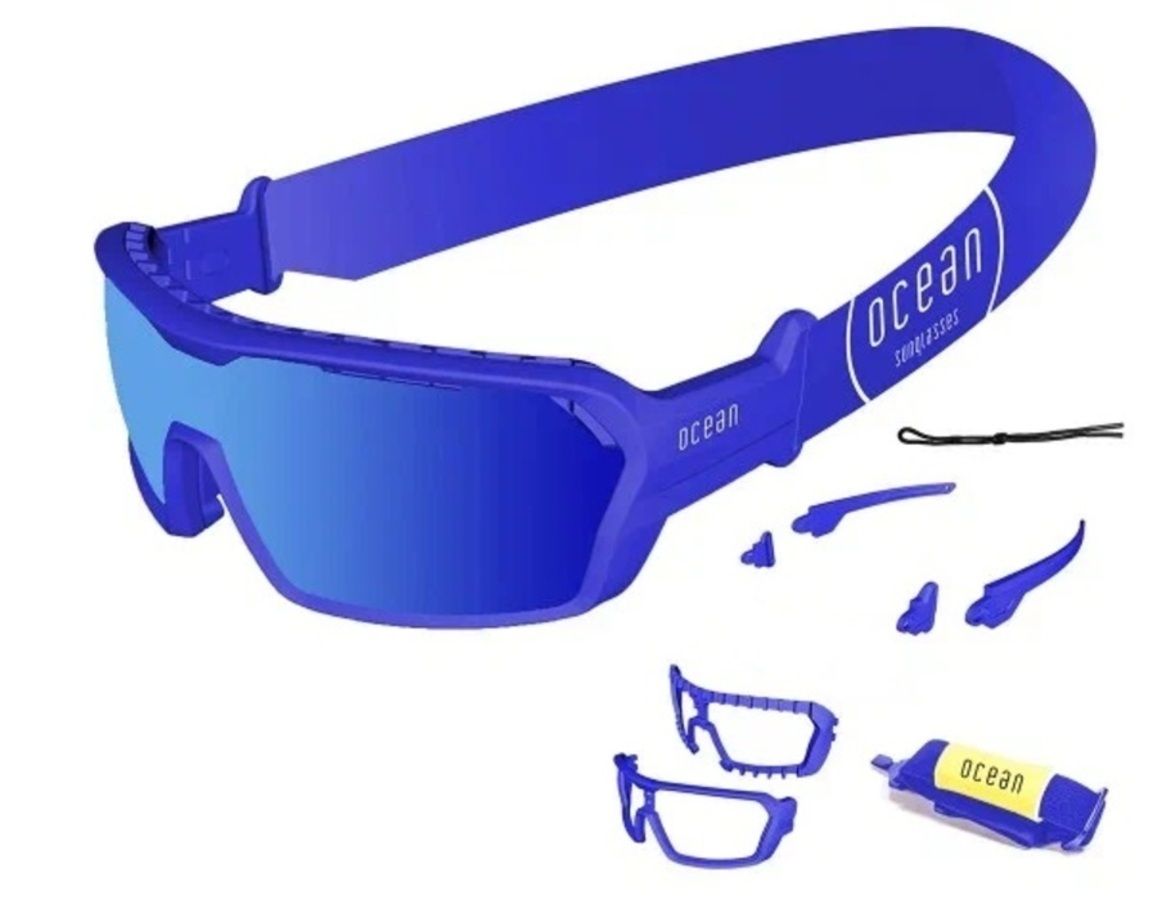 Купить Спортивные очки с диоптриями OCEAN Chameleon Matt Blue / Revo Blue Polarized lenses, rx-687/3700.3 7ft.ru в интернет магазине Семь Футов
