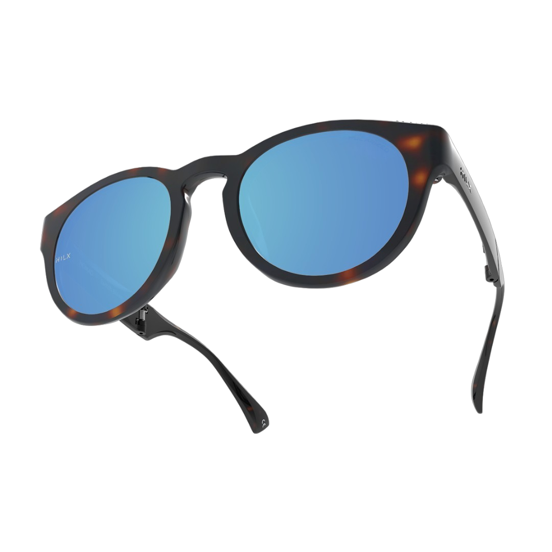 Купить Спортивные очки HILX Switch Blade / Shiny Tortoise / Blue Lens, hsb01702-sbbl4 7ft.ru в интернет магазине Семь Футов