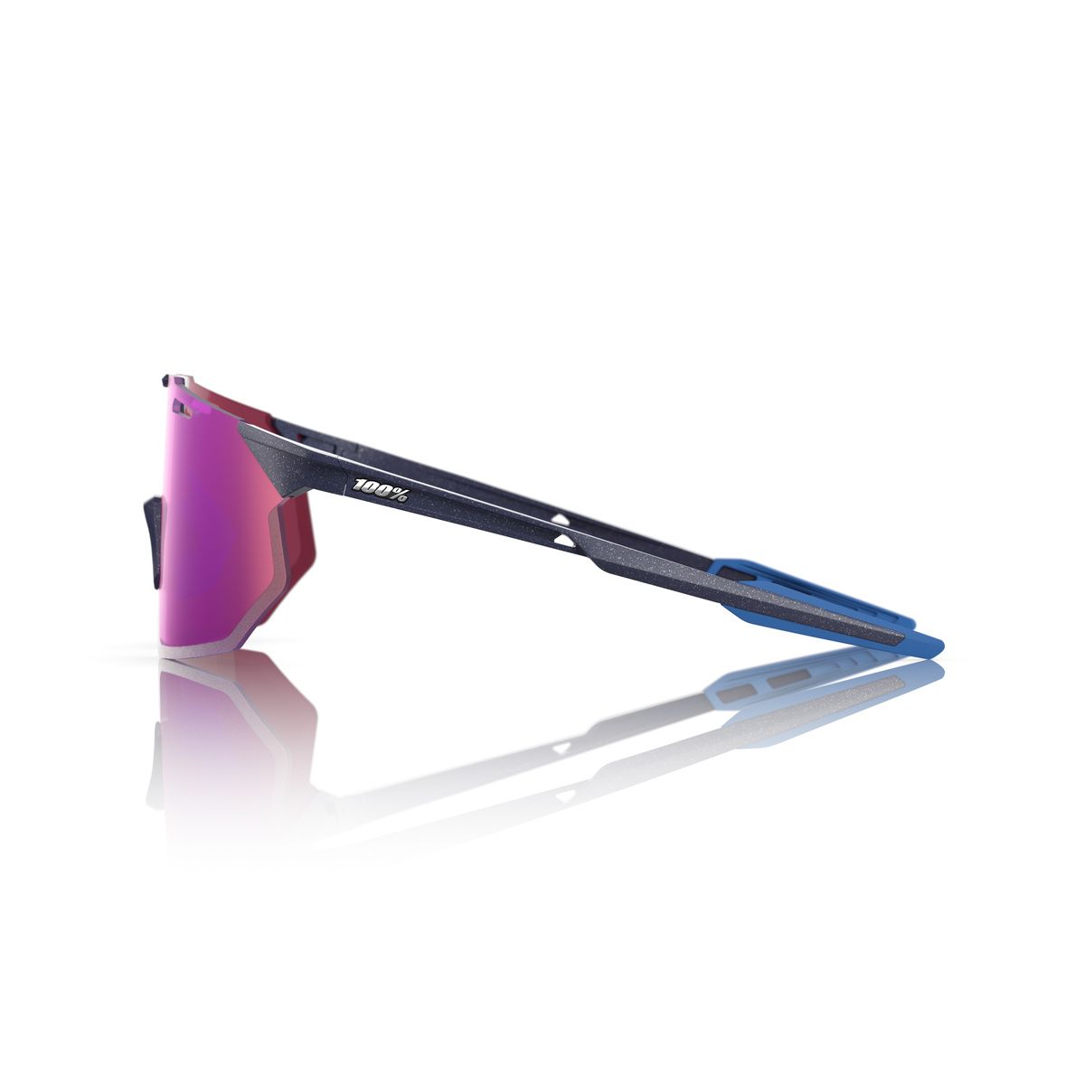 Купить Спортивные очки 100% HYPERCRAFT SQ Satin Storm Metallic - Purple Mirror Lens, 60001-10009 7ft.ru в интернет магазине Семь Футов