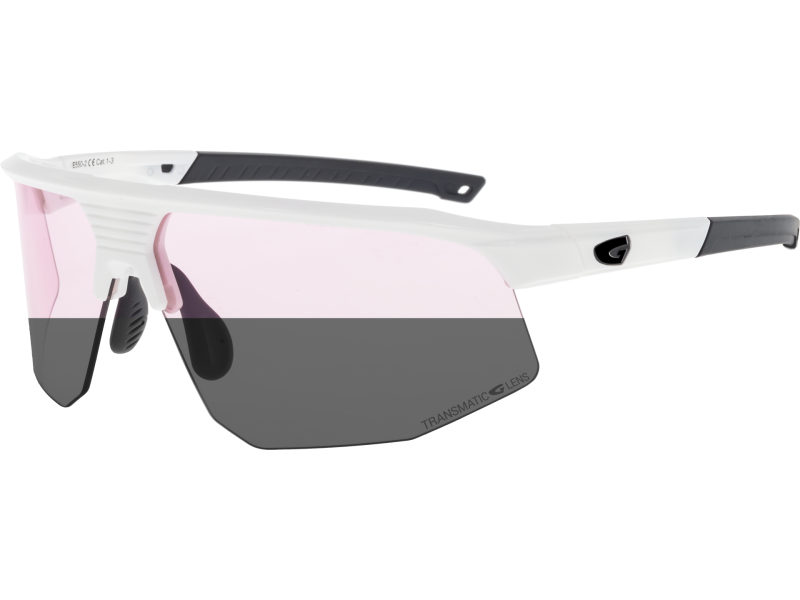 Купить Спортивные очки GOG Kilo / White-Black / Photochromic Pink-Smoke Lens, e550-2 7ft.ru в интернет магазине Семь Футов