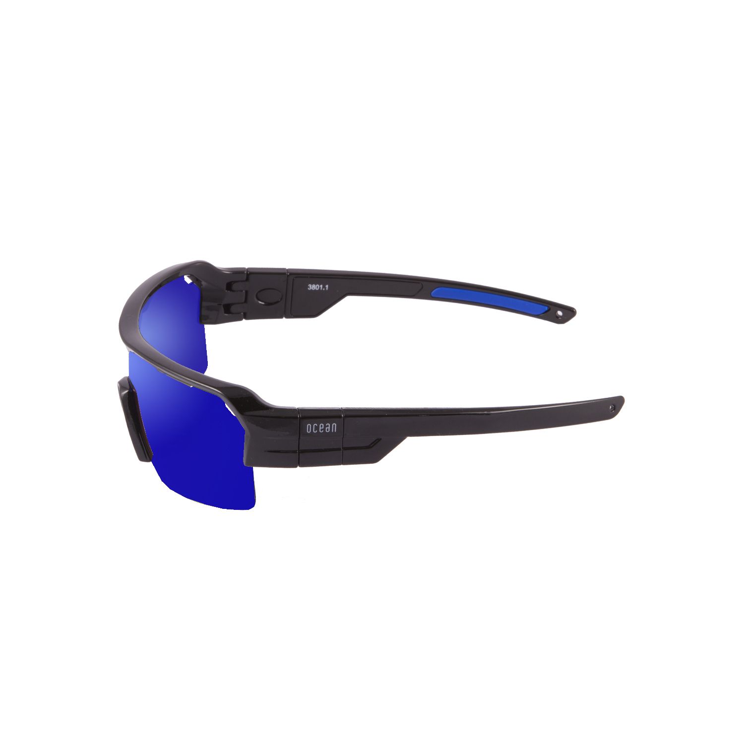 Купить Спортивные очки с диоптриями OCEAN Race Black / Revo Blue Polarized lenses, rx-687/3801.1x 7ft.ru в интернет магазине Семь Футов