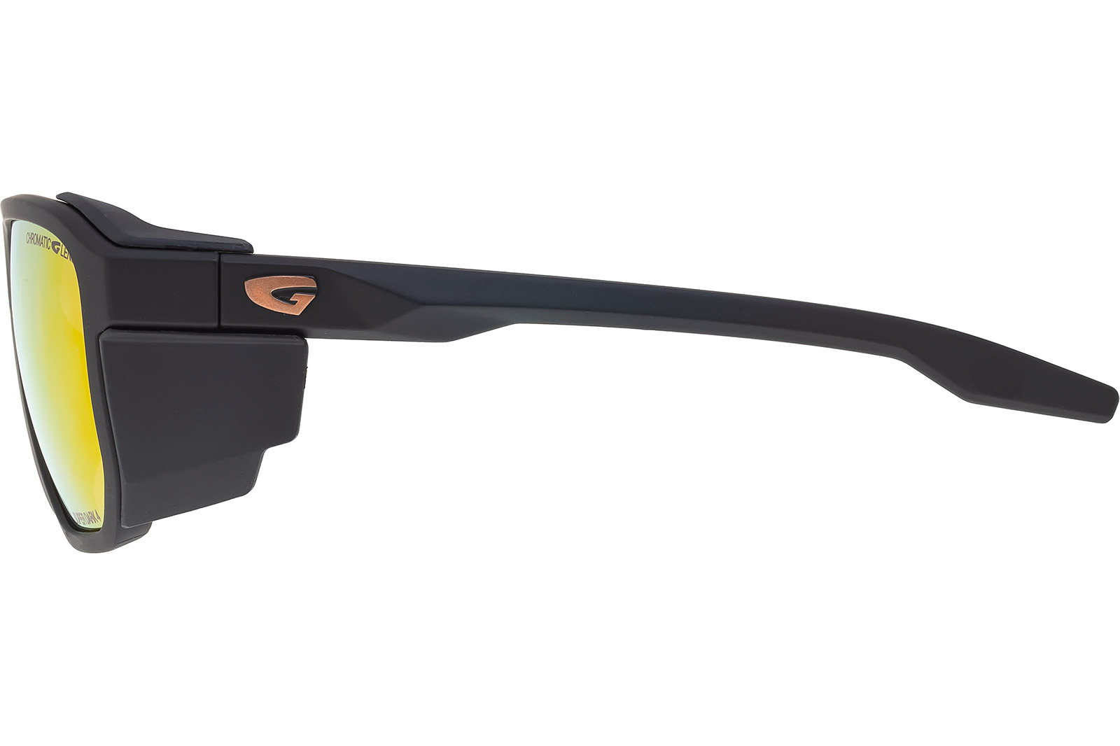 Купить Спортивные очки GOG Pamir / Matt Metallic Black/Black / Photochromic Reflex Gold, e460-1c 7ft.ru в интернет магазине Семь Футов