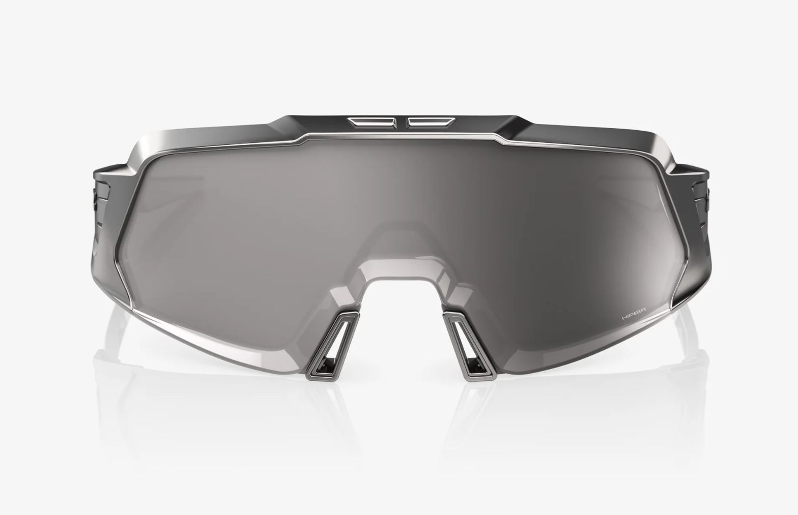 Купить Спортивные очки 100% KORBIN X Gloss Black Chrome - HiPER Silver Mirror Lens, 60064-00001 7ft.ru в интернет магазине Семь Футов