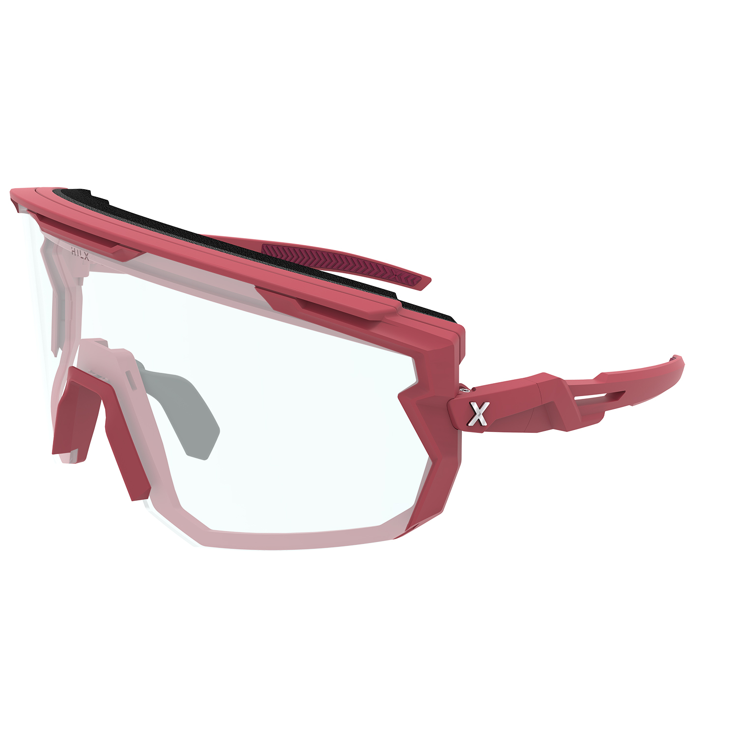 Купить HILX Samurai / Matt Solid Red / Red Polarized Lens + Clear Lens 7ft.ru в интернет магазине Семь Футов