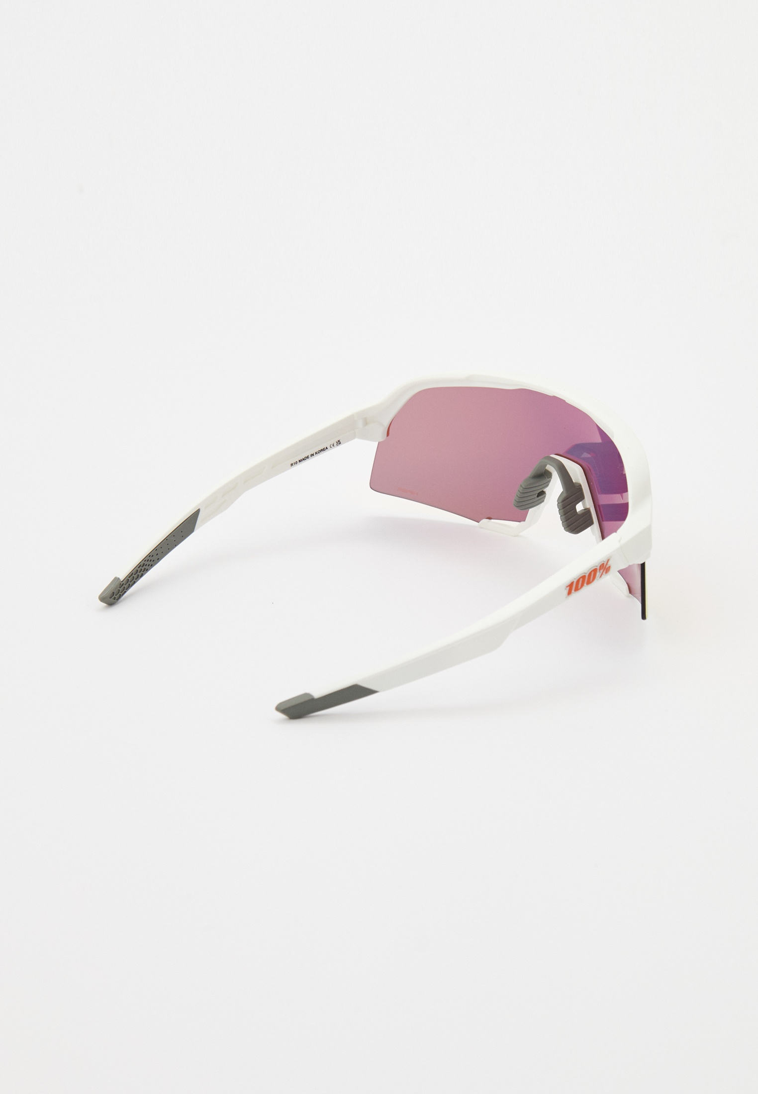 Купить Спортивные очки с диоптриями 100% S3 Soft Tact White - HiPER Red Mirror Lens, rx-056/60005-00009 7ft.ru в интернет магазине Семь Футов