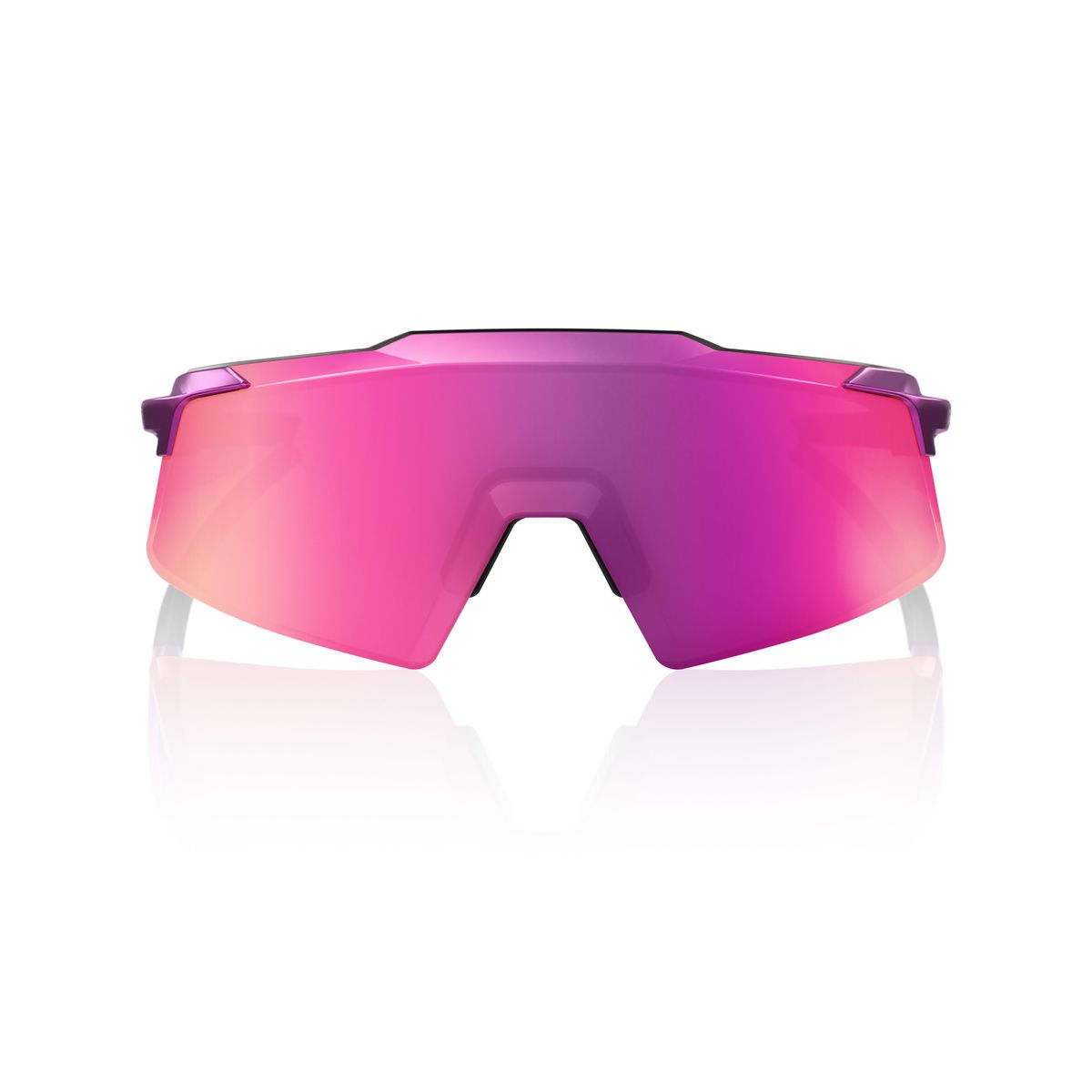 Купить Спортивные очки 100% AEROCRAFT Gloss Purple Chrome - Purple Mirror Lens, 60032-00014 7ft.ru в интернет магазине Семь Футов