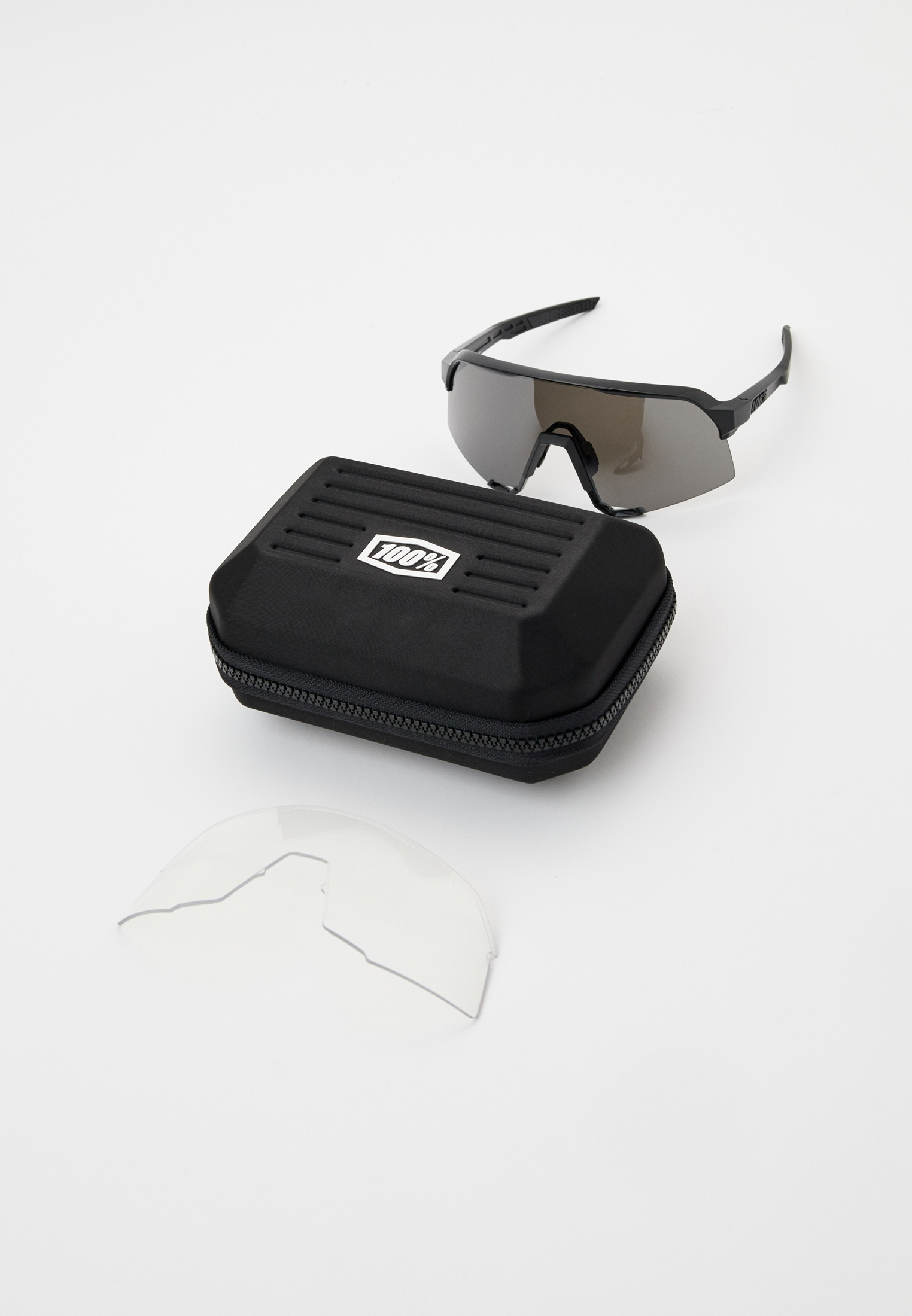 Купить Спортивные очки с диоптриями 100% S3 Gloss Black Matte Black - Black Mirror Lens, rx-056/60005-00042 7ft.ru в интернет магазине Семь Футов