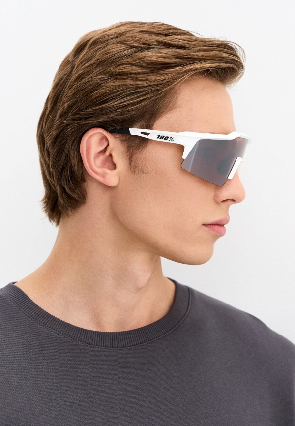 Купить Спортивные очки с диоптриями 100% Speedcraft SL / Matte White / HiPER Silver Mirror Lens, rx-056/60008-00002 7ft.ru в интернет магазине Семь Футов