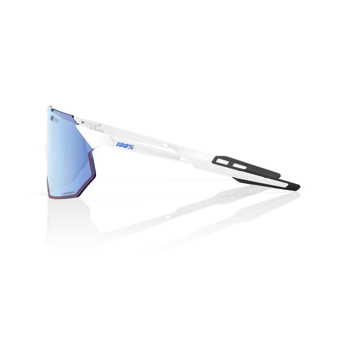 Купить Спортивные очки 100% HYPERCRAFT SQ Soft Tact White - HiPER Blue Mirror Lens, 60001-00004 7ft.ru в интернет магазине Семь Футов