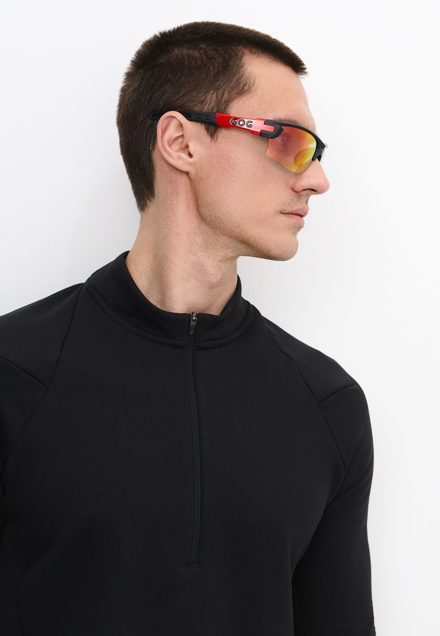 Купить Спортивные очки с диоптриями GOG Steno C / Matt Black-Red / Photochromic Red Lens, rx-910/e544-4 7ft.ru в интернет магазине Семь Футов