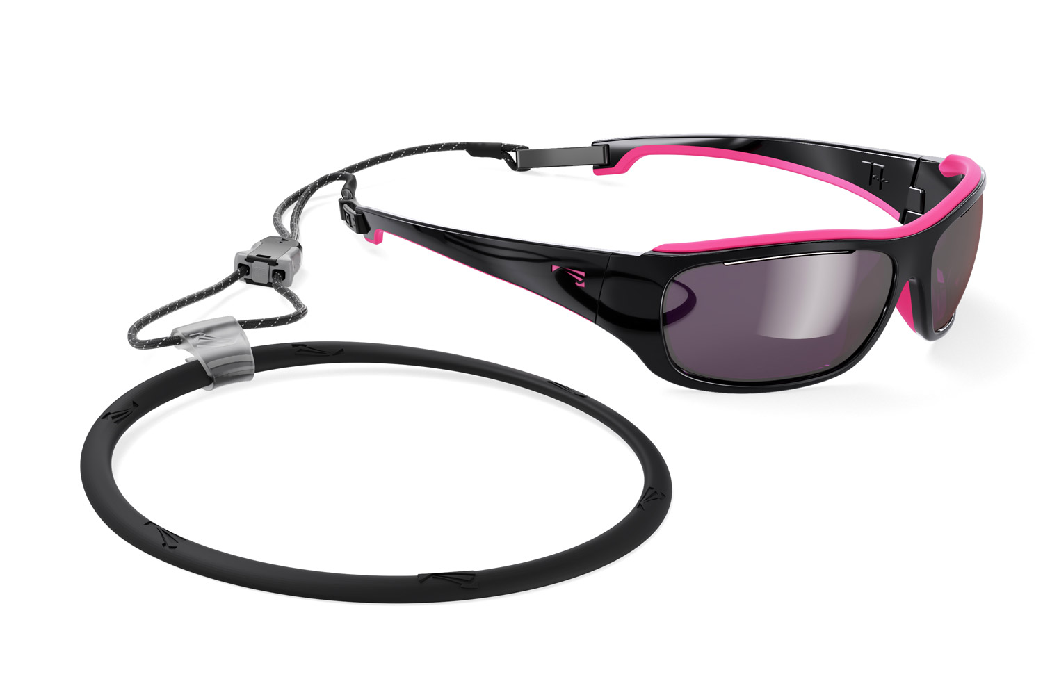 Купить Спортивные очки LiP Tide / Gloss Black - Pink Rubber / PC / Vivide Silver Copper Smoke, 3263 7ft.ru в интернет магазине Семь Футов