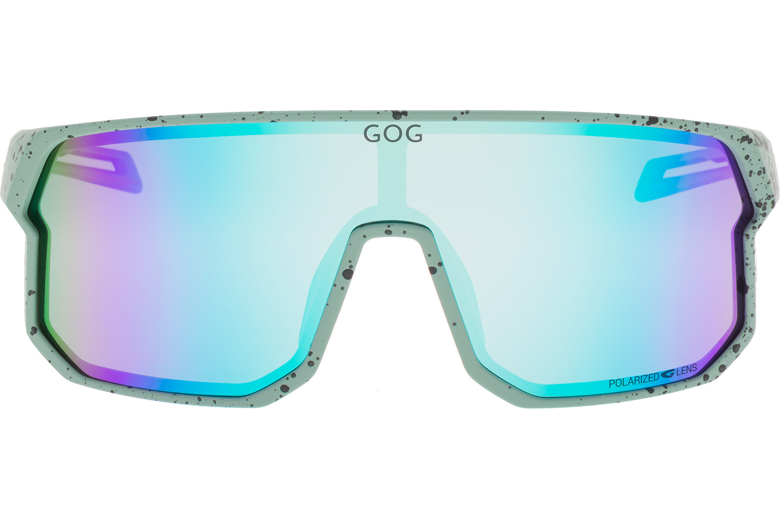 Купить Спортивные очки GOG Vidar / Matt Green-Black / Polarized White-Blue Lens, e518-2p 7ft.ru в интернет магазине Семь Футов