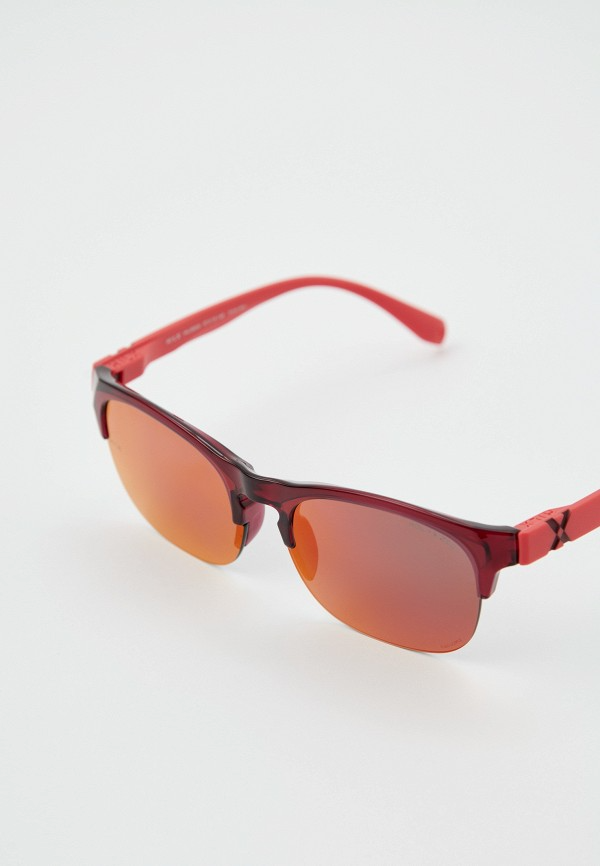Купить Спортивные очки HILX Interloop Shiny Crystal Dark Red Matt Solid Red / Red Mirror Polarized Lens, hil05004-ilprd3 7ft.ru в интернет магазине Семь Футов
