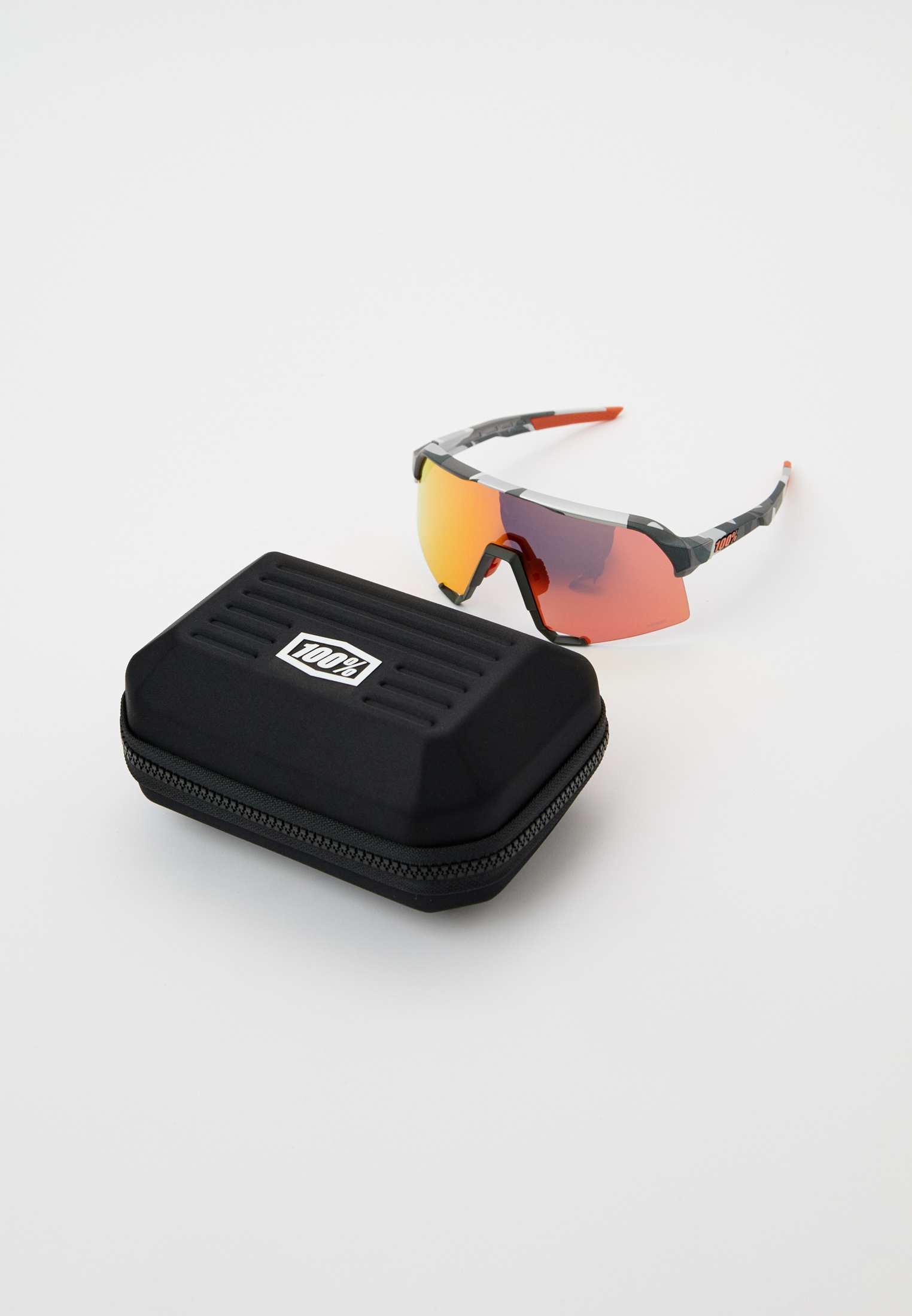 Купить Спортивные очки с диоптриями 100% S3 - Soft Tact Grey Camo - HiPER Red Multilayer Mirror Lens, rx-056/60005-00001 7ft.ru в интернет магазине Семь Футов