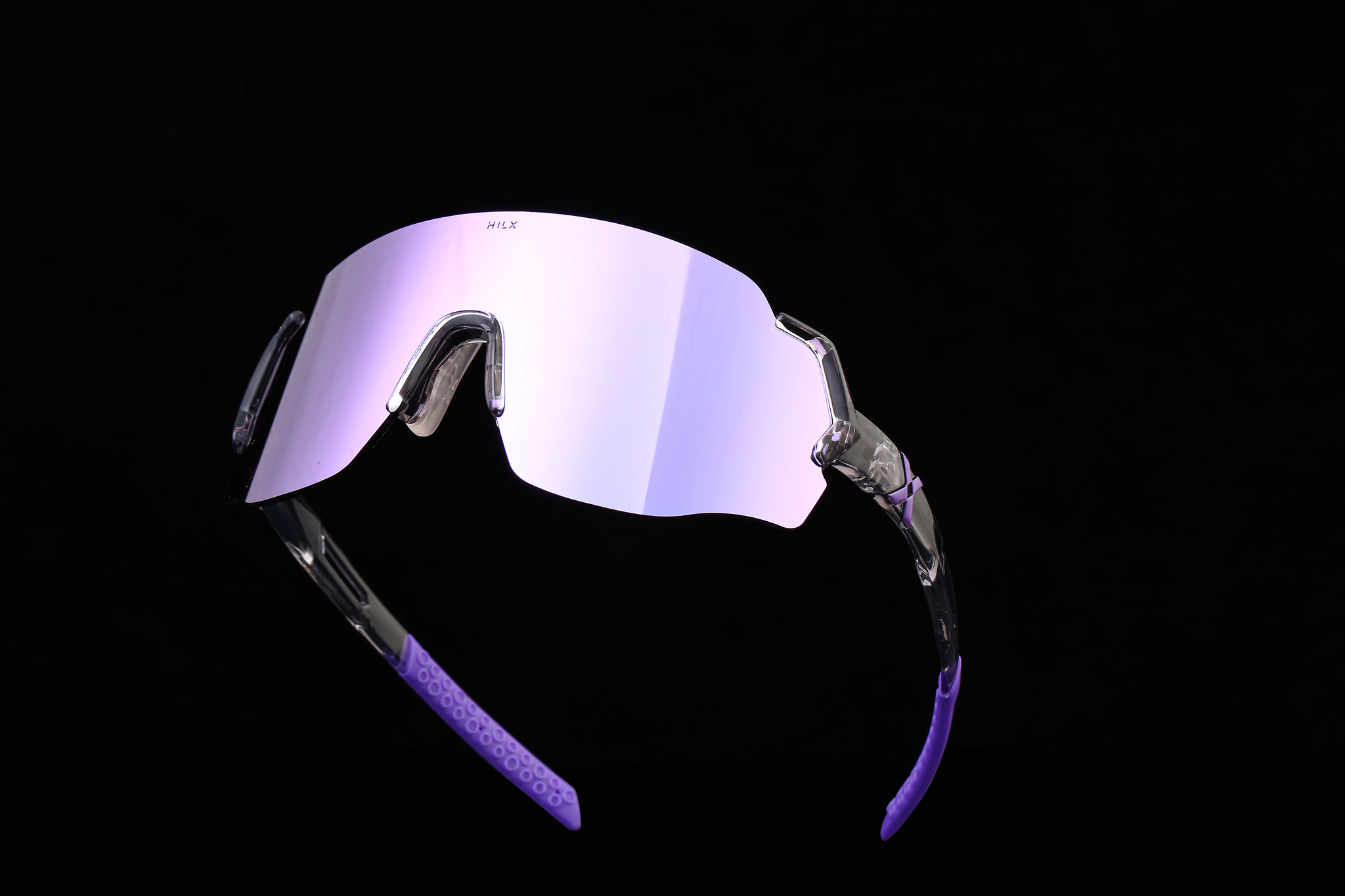 Купить Спортивные очки с диоптриями HILX Savage (L) Shiny Crystal Grey Purple / Purple Lens, rx-562/hsa00416-sv4pr15 7ft.ru в интернет магазине Семь Футов