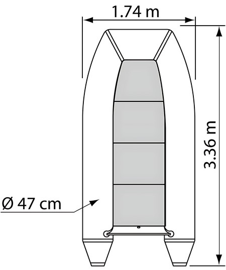 Купить Лодка из ПВХ Plastimo Trail P340HA 66086 20л.с. 3,4м 750кг с алюминиевым дном темно-серая 7ft.ru в интернет магазине Семь Футов