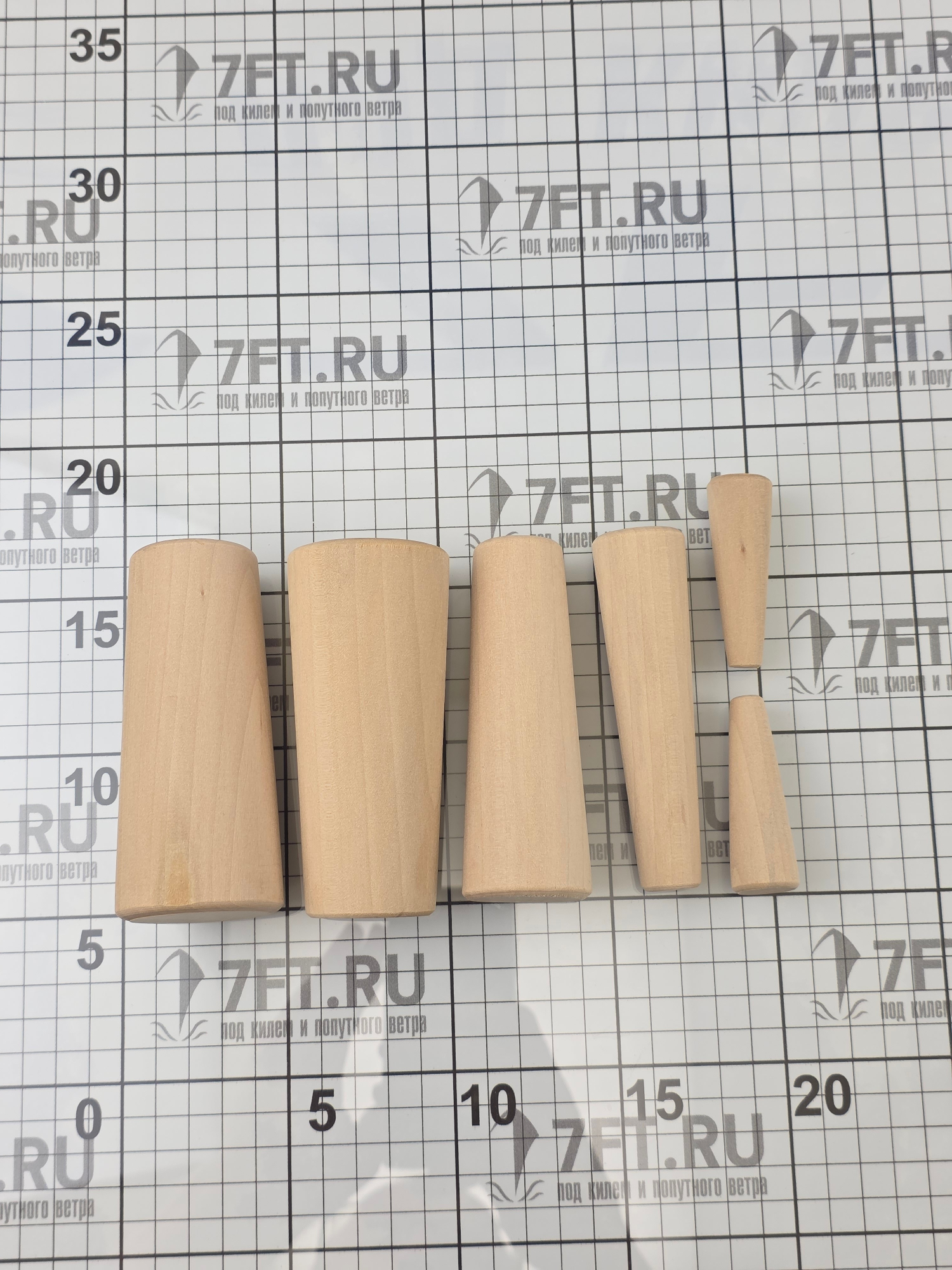 Купить Комплект аварийных пробок 6шт Seachoice 50-45411 из древесины для судов, купить спасательное снаряжение в интернет-магазине 7ft.ru в интернет магазине Семь Футов