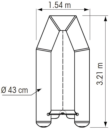 Купить Лодка из ПВХ Plastimo Fun Pi230VB 66082 15л.с. 3,3м 736кг с V-образным корпусом темно-серая 7ft.ru в интернет магазине Семь Футов