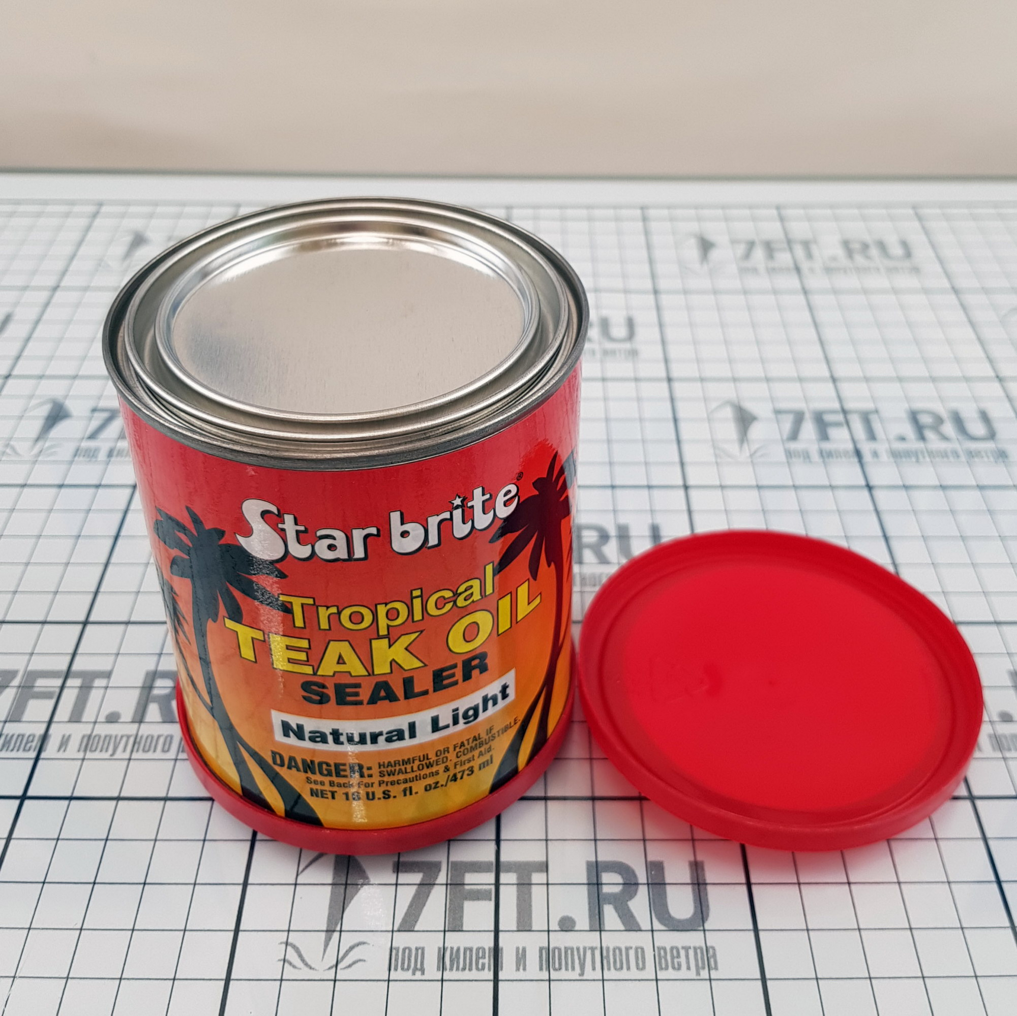 Купить Пропитка из тикового масла с полимерной добавкой Star Brite Teak Sealer 87916 473 мл  7ft.ru в интернет магазине Семь Футов