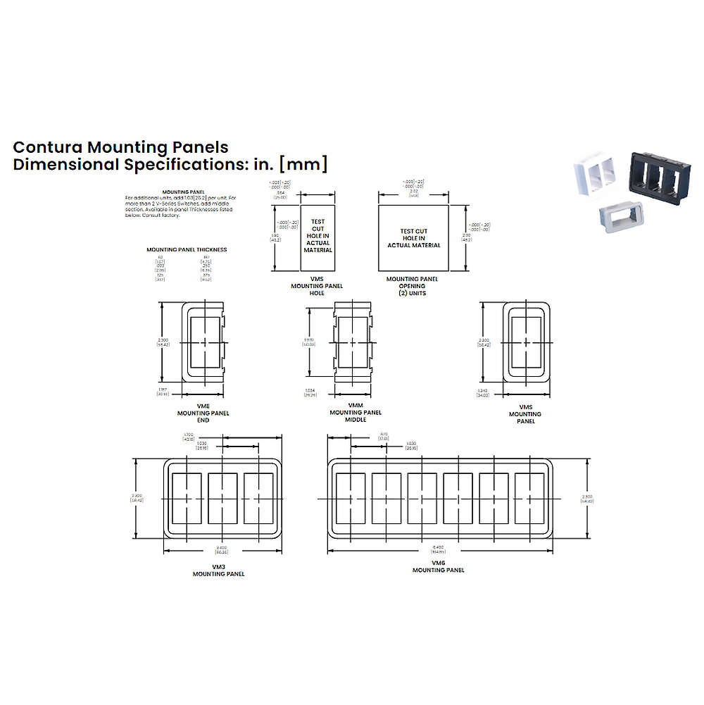 Купить Монтажная рамка промежуточная белая для выключателей Carling Technologies, Osculati 14.197.61 7ft.ru в интернет магазине Семь Футов